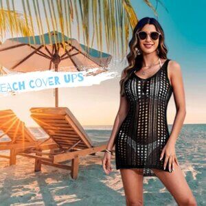 Cover Ups for Swimwear Women Crochet Swimsuit Bikini Bathing Suit Coverups Dress